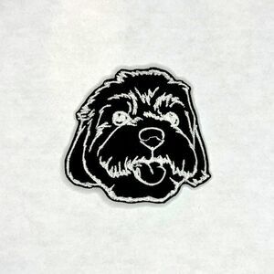 Maltese/Poodle Embroidered Patch